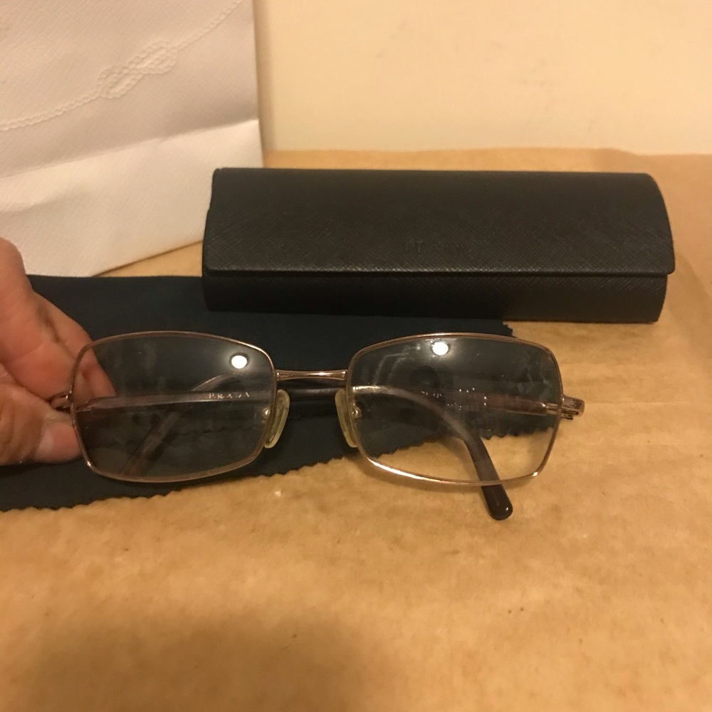 % Authentic Prada Brown Glasses - image 2